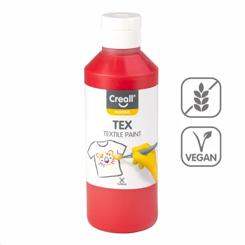 Tovární Cena Barvy na textil CREALL 250ml červená